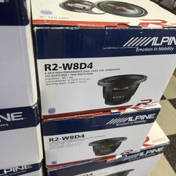 Alpine R2-w8d4 On Sale Today For 139.99