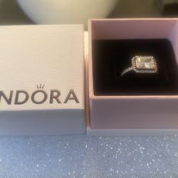  Pandora Halo Ring - Size 7.5