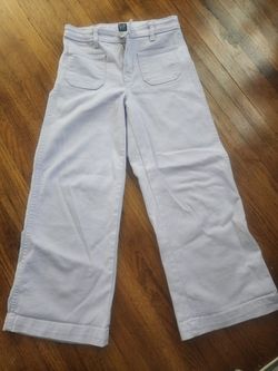 Used Gap girl wide leg purple jeans