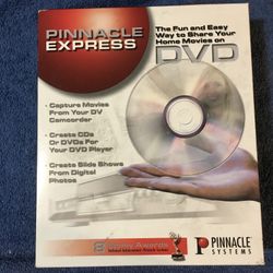 Pinnacle Express - Home Movies & Photos to CD/DVD - Windows 98/ME/2000/XP