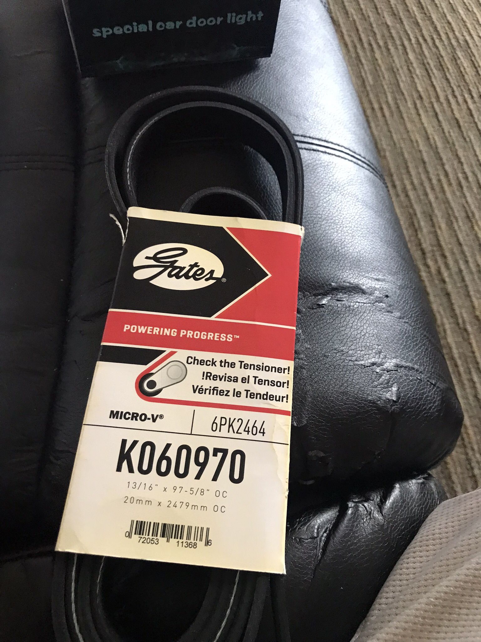 Serpentine belt for 2004 Mercedes-Benz CL 55 AMG