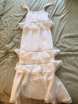NBD Haze Midi White Dress