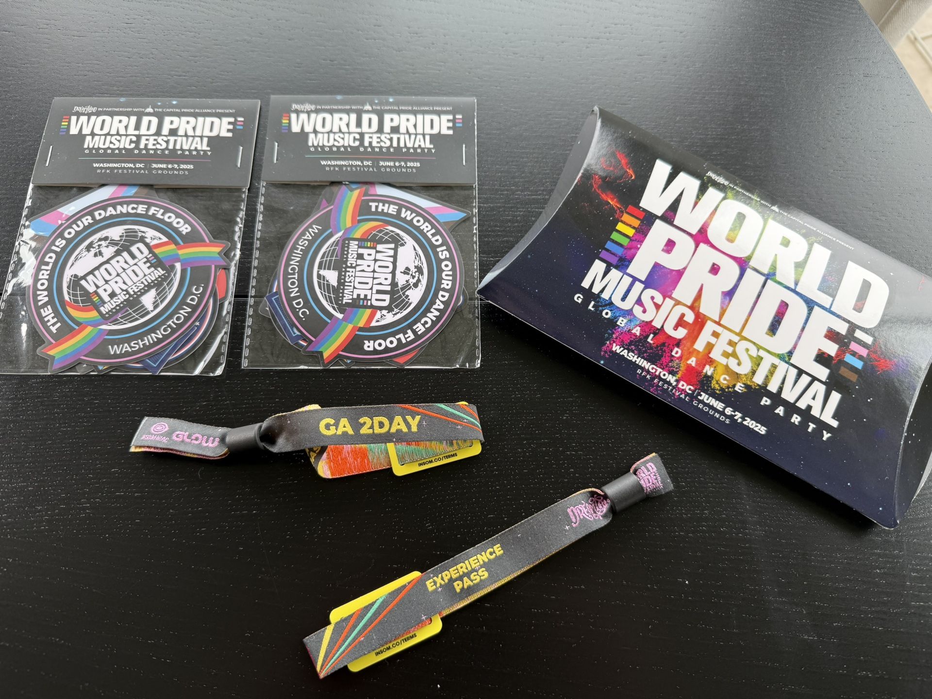2 Tickets: World Pride Music Festival GA 2Day