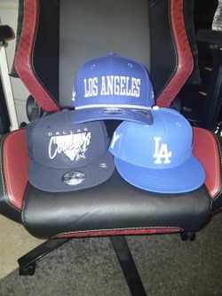 3 Brand New Official Sports Hats!