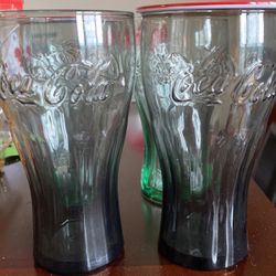 4 Brand New Original collection Of Coca Cola Glasses