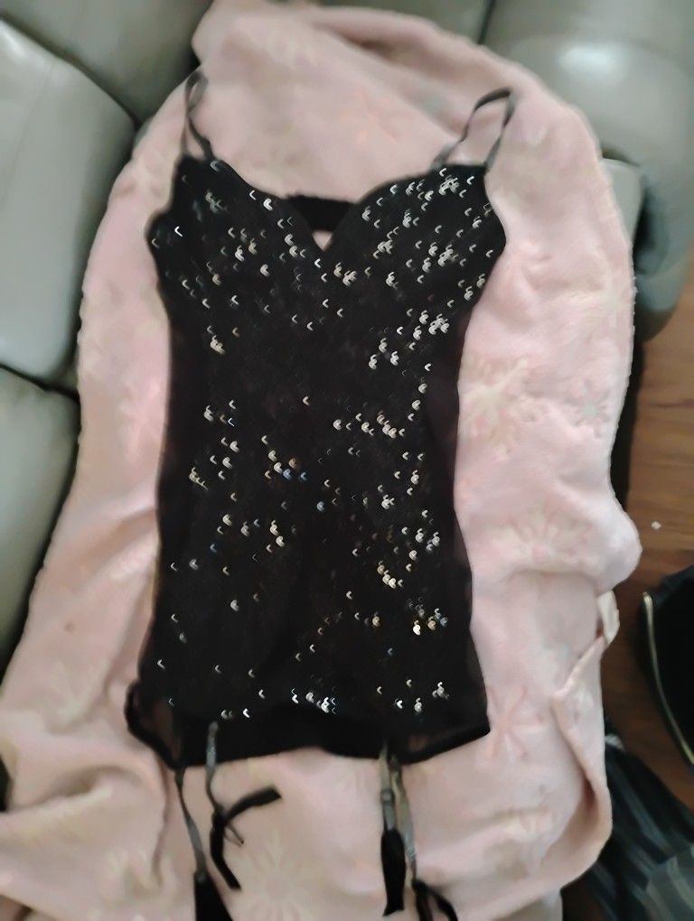 Ladies Small Short Black Dress