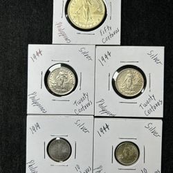 Philippines Silver Coins 