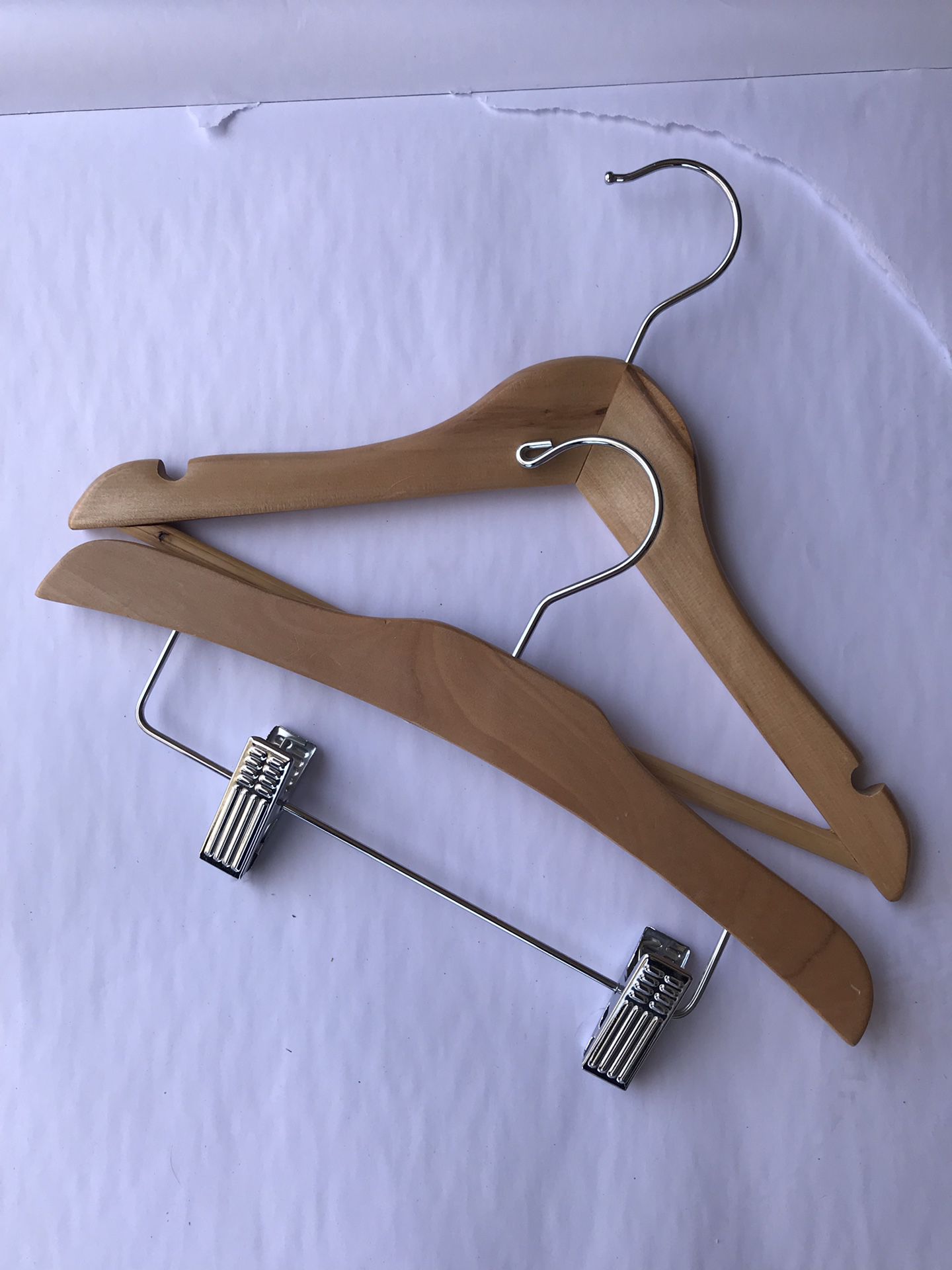 Wood Clothes Hangers Kids Clothing