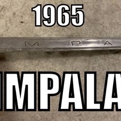 65 Impala Glove Box Trim, Original
