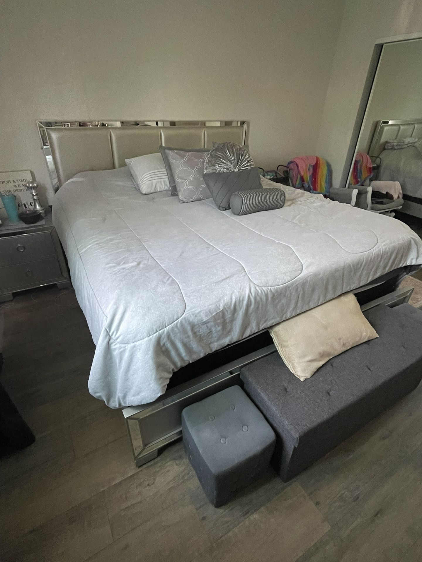 Mirror Bed Frame