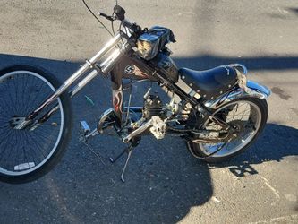 2 stroke Motorized schuwinn bike cycle  w extra motor carbon, etc.. including manual