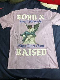 Born X Raised Angel Tee (Puffy Print)