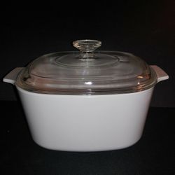 Corningware Just White Casserole Dish