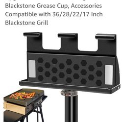 Grease Catcher for Blackstone Griddle, Upgrade Rear Grease Drainage for Blackstone Grease Cup, Accessories Compatible with 36/28/22/17 Inch Blackstone