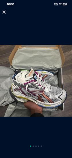 Silver Multi-Color Balenciaga Runners