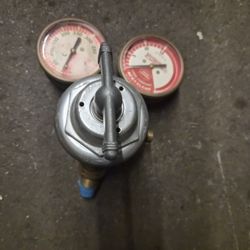 Antique Classic Vintage Linde Company Type R-1921 brass gas regulator