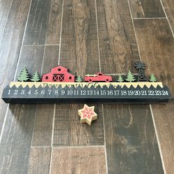 Farmhouse Style Countdown To Christmas 