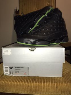 Air Jordan 13 Retro (Black/ Altitude Green) Size 12