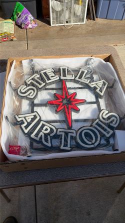 Stella Artois Leon Sign