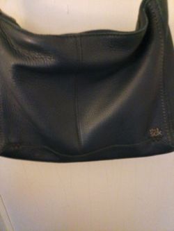 The sak black leather should bag
