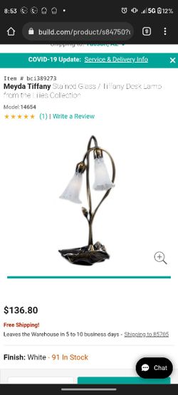 Tiffany Lily Pad Lamp