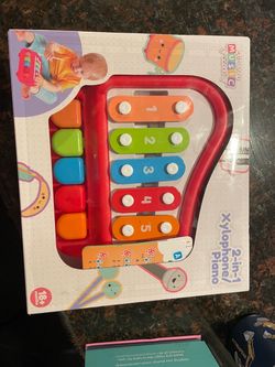 New My little music maker 2 in 1 Xylophone /piano