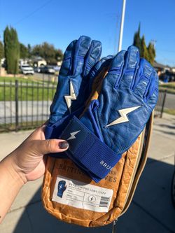 Bruce Bolt Batting Gloves-long cuff