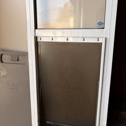 Sliding Glass Door Dog Door Insert – No Drilling Required