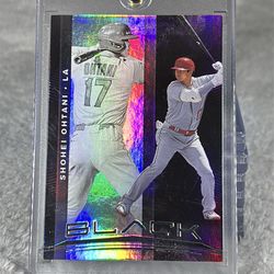 2021 Panini Black Shohei Ohtani Rainbow Foil