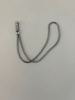 Vintage Metal Snake Chain Camera Wrist Strap w/ Swivel Clip *Snap-In 7”