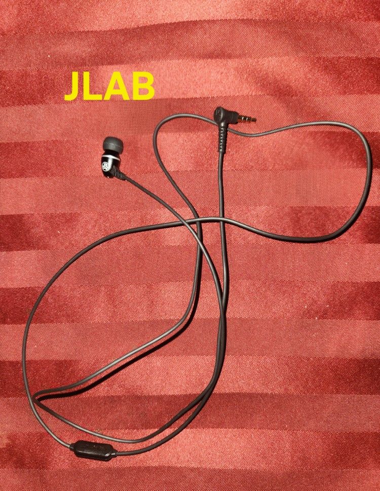 JLAB Single Earbud For Driving Walking Exercise TV hear Both Sides On One Earbuds Wired Brand New