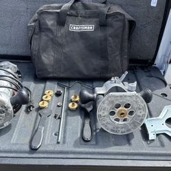 Craftsman (contact info removed)3 2hp Variable Speed Router Combo Kit And Plunge Bases Garage Home Shop Wood Work Job Site