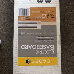 Cadeta Electric Base Board 2000 Watts/240 Volts