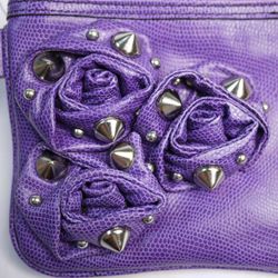 Betsey Johnson purple hobo bag