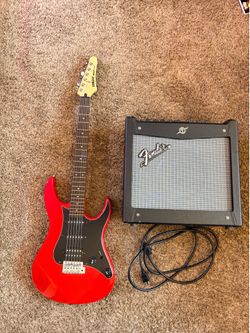 Yamaha Guitar & Fender Amplifier