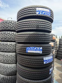 🚨‼️vendo set de 6 llantas Lt 225 70 19.5 hifly tires