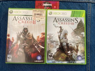 Assassins Creed II III 2 And 3 Xbox 360