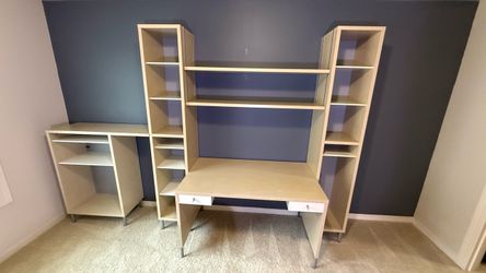 IKEA Study Desk and shelving