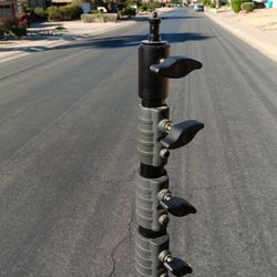 Light Stands -'New" Heavy Duty Triple Riser - (Black) - $198.. /Each