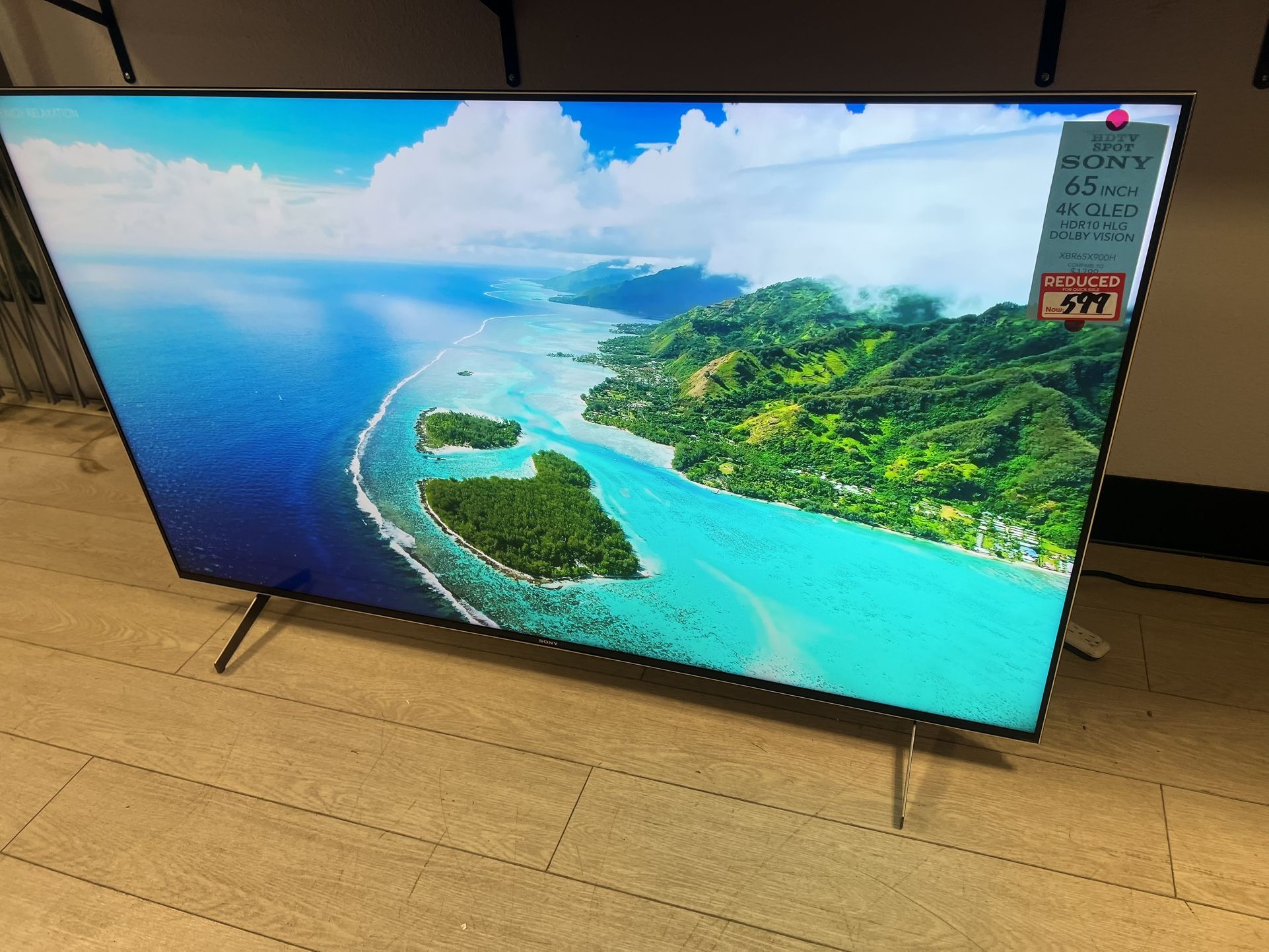 Sony 65 Class X900H Series LED 4K UHD Smart Android TV