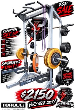 🔥 FOR SALE — TORQUE USA COMMERCIAL HALF RACK 🔥