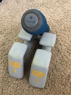 Everlast 3lbs + Gaiam Single Weight