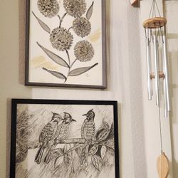 Wall Art/Decor - Charcoal And Acrylic