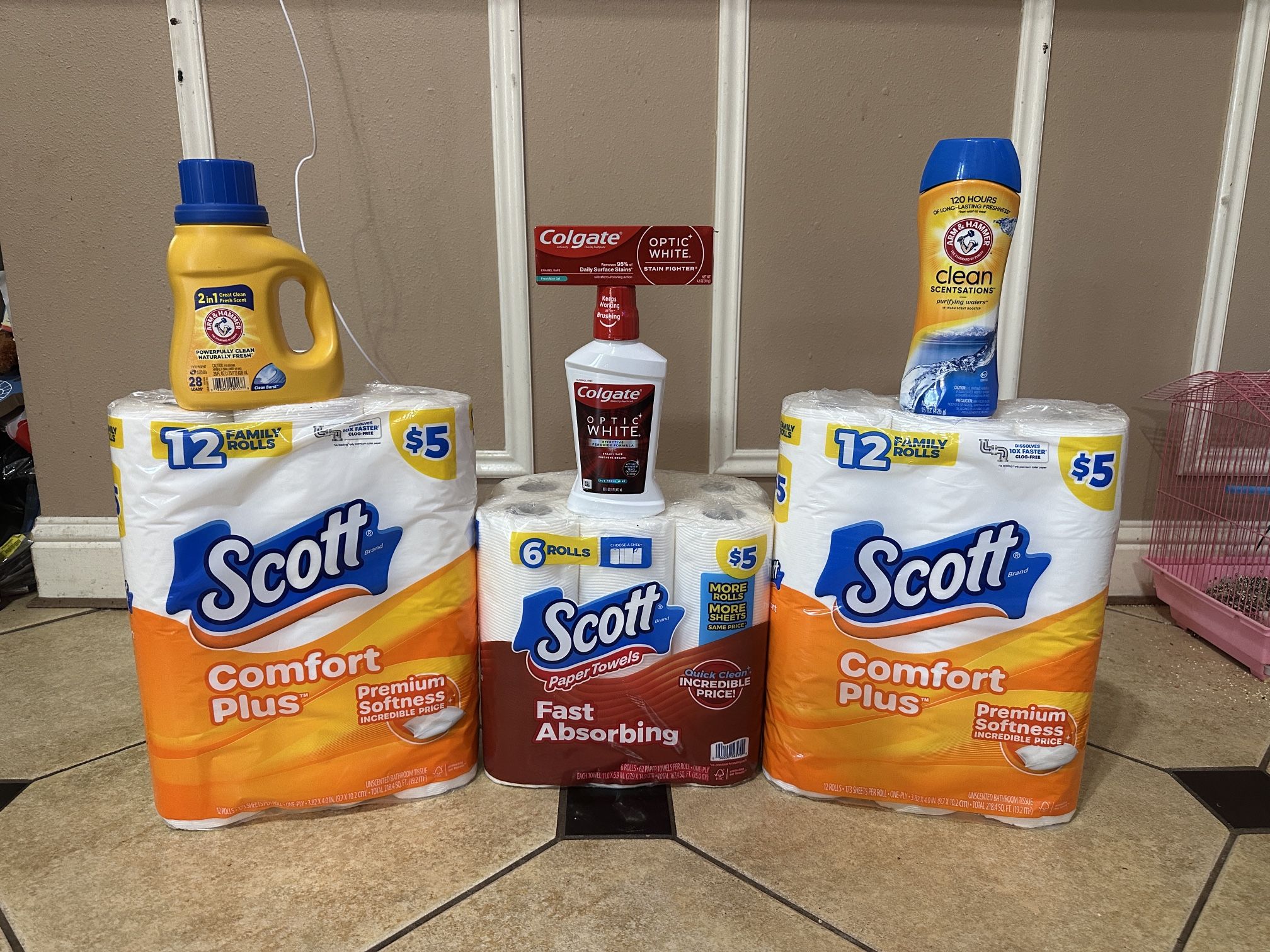 $25 Household Toilet Paper Papertowel Bundle