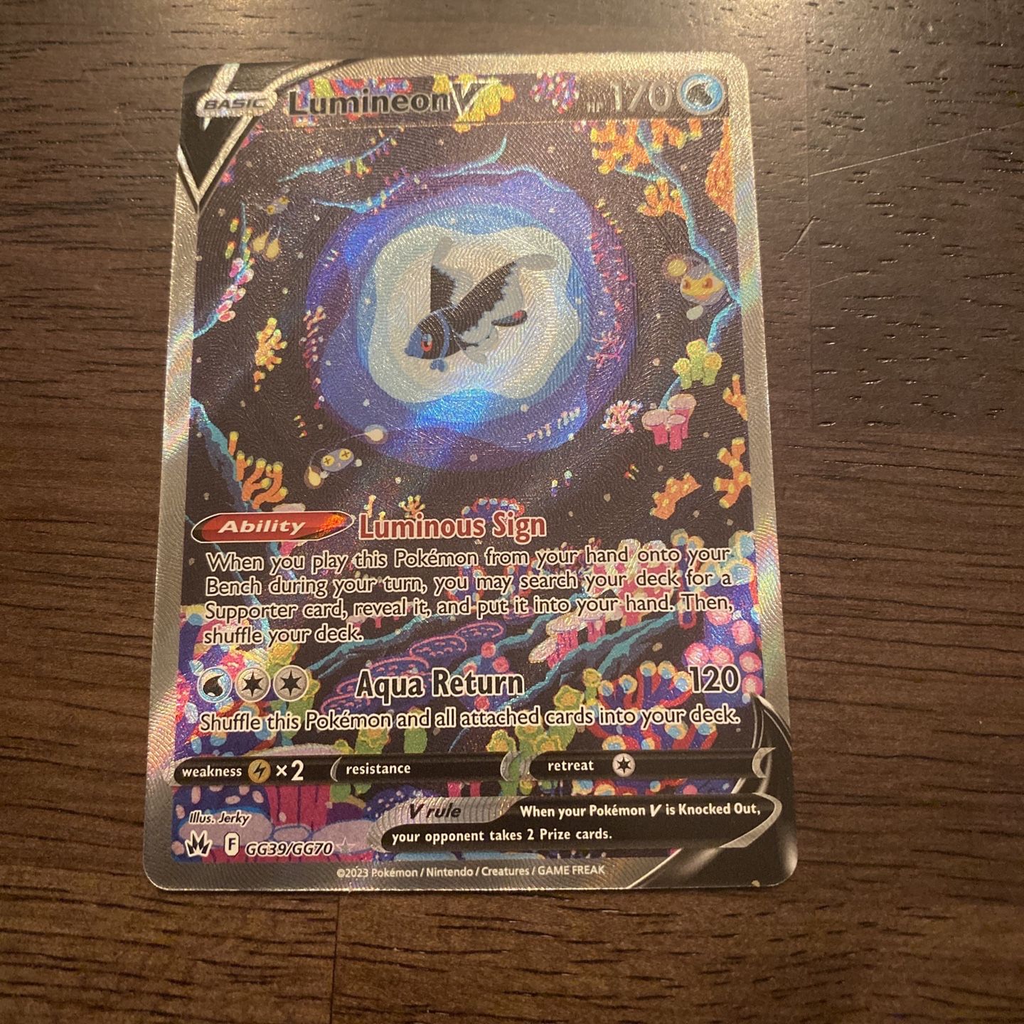 lumineon v pokemon card Lumineon V | Extended Art Display Case for Pokemon Card