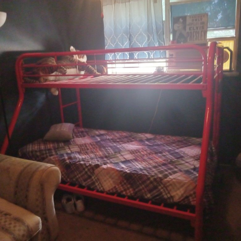 Bunkbed Red Don't Come With Mattress 