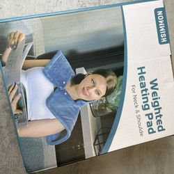 NOWWISH Weighted Heating Pad for Neck and Shoulders, 2.2lb Large Moist Heating Pad with Auto Shut Off, Electric Heating Pad for Pain Relief, Gifts for