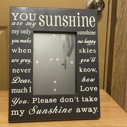 Black Wooden Picture Frame 5 X 7