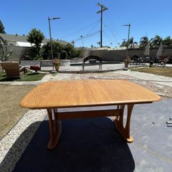 Wooden Table With 4 Chairs