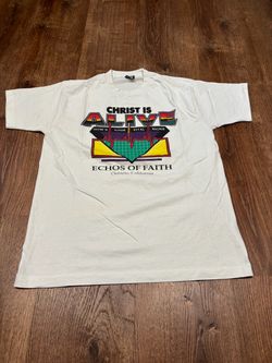 90s Christ is Alive white T-shirt Size L